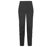 Rab Women's Downpour Mountain Pants - Waterproof Breathable Rain Trousers for Hiking & Trekking - Black - 10/30-Inch Inseam