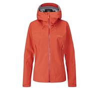 Rab Women's Downpour Plus 2.0 Waterproof Breathable Jacket for Hiking, Trekking, & Climbing - Red Grapefruit - 12