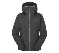 Rab Women's Firewall Light Jacket - Lightweight Waterproof Hooded Coat for Hiking & Trekking - Anthracite - Medium