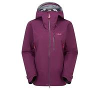 Rab Women's Firewall Mountain Jacket - Lightweight Waterproof Hooded Coat for Climbing & Hiking - Mulberry - 10