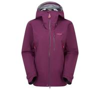 Rab Women's Firewall Mountain Jacket - Lightweight Waterproof Hooded Coat for Climbing & Hiking - Mulberry - 12