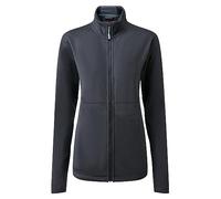 Rab Women’s Geon Jacket Fleece Full-Zip for Skiing, Trekking, & Casual Use - Black/Steel - 8