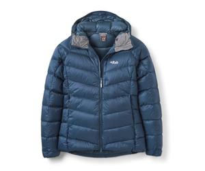 Rab Women's Glaceon Pro Down Jacket | 700-Fill Power, Lightweight, Hooded Coat, for Hiking, Climbing, & Mountaineering