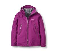 Rab Women's Kangri GTX Jacket - Waterproof Breathable Gore-Tex Coat for Trekking, Climbing, & Mountaineering - Plum - Large