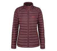 Rab Women's Microlight Down Jacket for Trekking, Climbing, & Skiing - Deep Heather - 12
