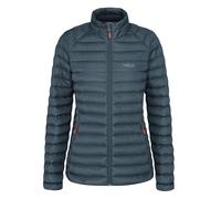 Rab Women's Microlight Down Jacket for Trekking, Climbing, & Skiing - Orion Blue - 08