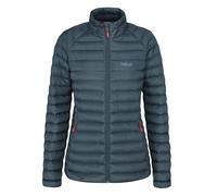 Rab Women's Microlight Down Jacket for Trekking, Climbing, & Skiing - Orion Blue - 10