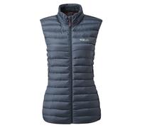 Rab Women's Microlight Down Vest - Insulated Lightweight Gilet for Hiking, Trekking, & Skiing - Steel - XX-Large