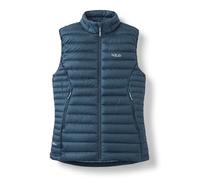 Rab Women's Microlight Down Vest - Insulated Lightweight Gilet for Hiking, Trekking, & Skiing - Tempest Blue - X-Small