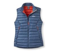 Rab Women's Microlight Down Vest - Insulated Lightweight Gilet for Hiking, Trekking, & Skiing - Orion Blue - Small