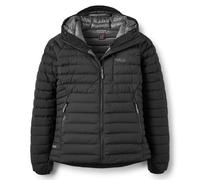 Rab - Women's Microlight Windstopper Hoody - Down jacket size 16, black/grey