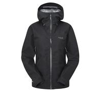 Rab Women's Namche Gore-Tex Jacket - GTX Waterproof Breathable Rain Shell for Hiking & Everyday Outdoor Use - Black - Large