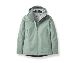 Rab Women's Namche Gore-Tex Jacket - GTX Waterproof Breathable Rain Shell for Hiking & Everyday Outdoor Use - Dark Fig Green - Medium