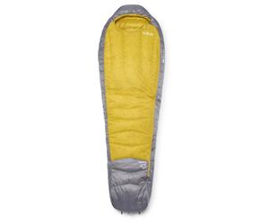 Rab - Women's Neutrino -6C / 20F - Down sleeping bag size Long - Body Size: 185 cm, zinc / dark pollen