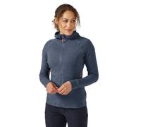Rab Women's Nexus Hoody - Full-Zip Lightweight Fleece Jacket for Hiking, Trekking, & Climbing - Steel - 18