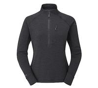Rab Women's Nexus Pull-On - Lightweight Fleece Jacket for Hiking, Trekking, & Climbing - Black - X-Large