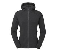 Rab Women's Nexus Hoody - Full-Zip Lightweight Fleece Jacket for Hiking, Trekking, & Climbing - Black - Large