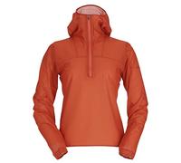 Rab Women's Phantom Pull-On Ultralight Waterproof Breathable Shell Jacket for Hiking & Trail Running - Red Grapefruit - Large