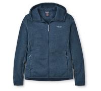 Rab Women's Ryvoan Hoody - Full-Zip Fleece Coat for Trekking & Casual Use - Tempest Blue - Medium