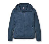 Rab Women's Ryvoan Hoody - Full-Zip Fleece Coat for Trekking & Casual Use - Tempest Blue - Medium