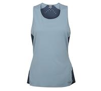 Rab Women's Sonic Ultra Vest Lightweight Tank Top for Hiking & Trail Running - Citadel/Tempest Blue - X-Large