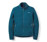 Rab Women's Stavel Jacket - Warm Midweight Fleece Coat for Hiking, Climbing, & Skiing - Tempest Blue - Small