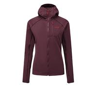 Rab Women's Superflux Hoody Lightweight Fleece Jacket for Hiking, Trekking, & Climbing - Deep Heather - 14