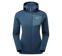 Rab Women's Superflux Hoody - Lightweight Fleece Jacket for Hiking, Trekking, & Climbing - Tempest Blue - Small