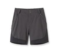 Rab Women's Torque Mountain Shorts (6-Inch Inseam) Durable Softshell Active Shorts for Hiking, Trekking, & Climbing - Anthracite/Black - Medium