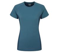 Rab Women's Trail Tee Shirt - Lightweight Short-Sleeve T-Shirt for Trail Running & Hiking - Orion Blue/Tempest Blue - 12