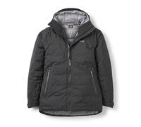 Rab Women's Valiance Jacket - Waterproof Windproof Down Coat for Climbing, Mountaineering, & Casual - Black - X-Large