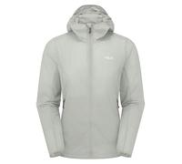 Rab Women's Vital Hoody - Ultralight Windproof Shell Jacket for Trekking, Trail Running, & Climbing - Light Zinc - 14