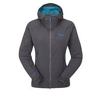 Rab Women's VR Summit Softshell Jacket Breathable Coat for Skiing & Climbing - Graphene - 14