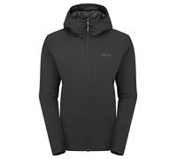 Rab Women's Xenair Alpine Flex Jacket - Hooded Synthetic Insulated Coat for Hiking & Mountaineering - Black - 12