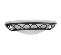 Rabalux Athen E14 black semi-flush mount wall lamp