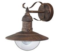 Rabalux Oslo Outdoor Pendant Light, Metal Plastic, Antique Gold, E27 60W 230V