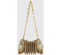 RABANNE 1969 Gold-Colour Metal Mesh Mini Shoulder Bag - Size: OS - female