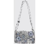 RABANNE 1969 Mini Shoulder Bag in Crystal-Embellished Metal Mesh - Size: OS - female
