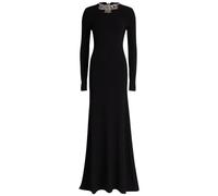 Rabanne Embellished Open-back Gown - Black - XS (UK6 / XS)