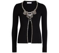 Rabanne Embellished Open-front Cardigan - Black - XS (UK6 / XS)