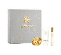 Rabanne Lady Million Eau De Parfum 50ml & Travel Spray 10ml & Body Lotion 100ml Gift Set