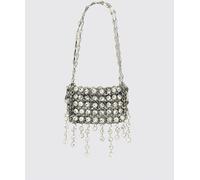 RABANNE Mini Bag Woman color Silver - Size: OS - female