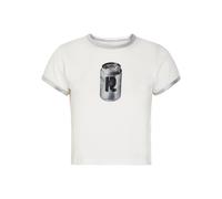 Rabanne Printed Cotton T-shirt - White And Black - XS (UK6 / XS)