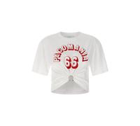 RABANNE Printed Piercing T-Shirt XS