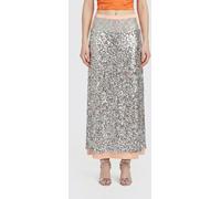 RABANNE Sequin Midi Skirt - Size: 36 - female