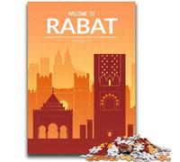 Rabat Morocco 1000 Piece Jigsaw Puzzles for Adults, Family Game Stress Reliever Difficult Challenge Gifts for Friends And Family 2000pcs (70x100cm)