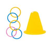 Rabb-it Training Rings Toy, Interactive Stacking Fun, 8x8cm, Interactive Educational Stacking Rings, Puzzle Toys, Lightweight Design, For Kitten Ferret Squirrel Chinchilla Hamster Gerbil Cage