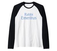 Rabbi Emeritus Jewish Rabbi Temple Synagogue Hebrew Yeshivah Raglan Baseball Tee