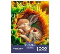 Rabbit, 1000-piece Jigsaw Puzzle, Carefully Chosen Pastime Gift Encouraging Togetherness Mindfulness Satisfaction, Suitable Keepsake Transforming Free Time Into Treasured Memories, Suitable for Ages 1