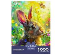Rabbit, 1000-piece Jigsaw Puzzle, Structured Thinking Challenge Offering Purposeful Engagement Away from Screens, Enjoyable Independent Pastime Cultivating Resilience Focus Control, Suitable for Ages